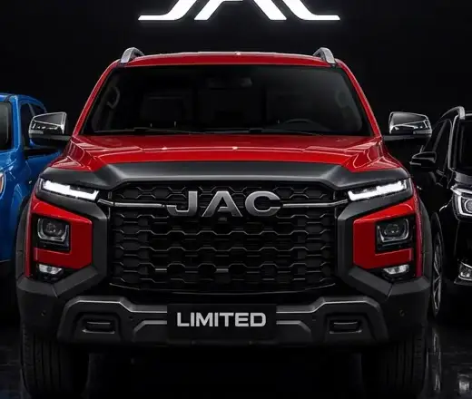 Camioneta JAC en showroom
