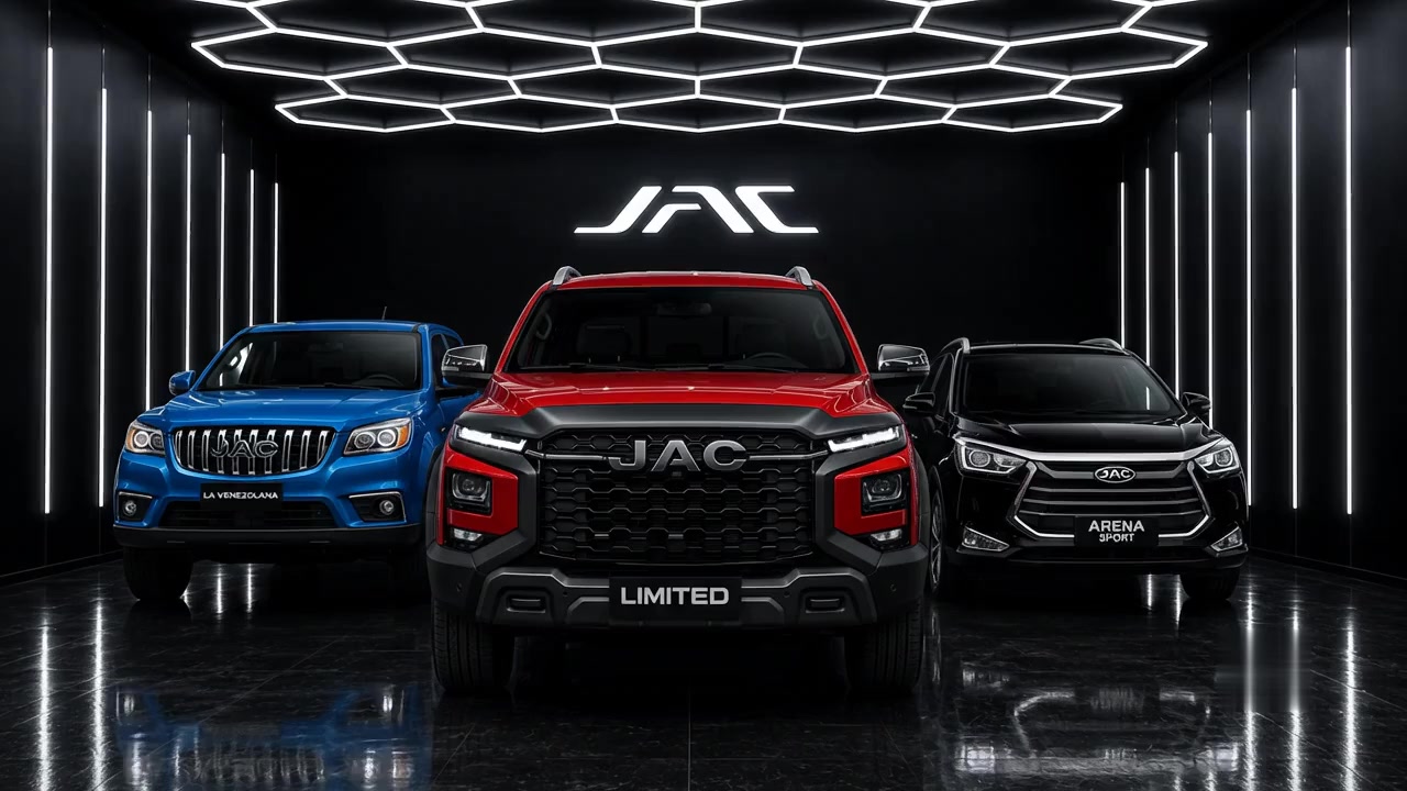 Vehículos JAC en showroom